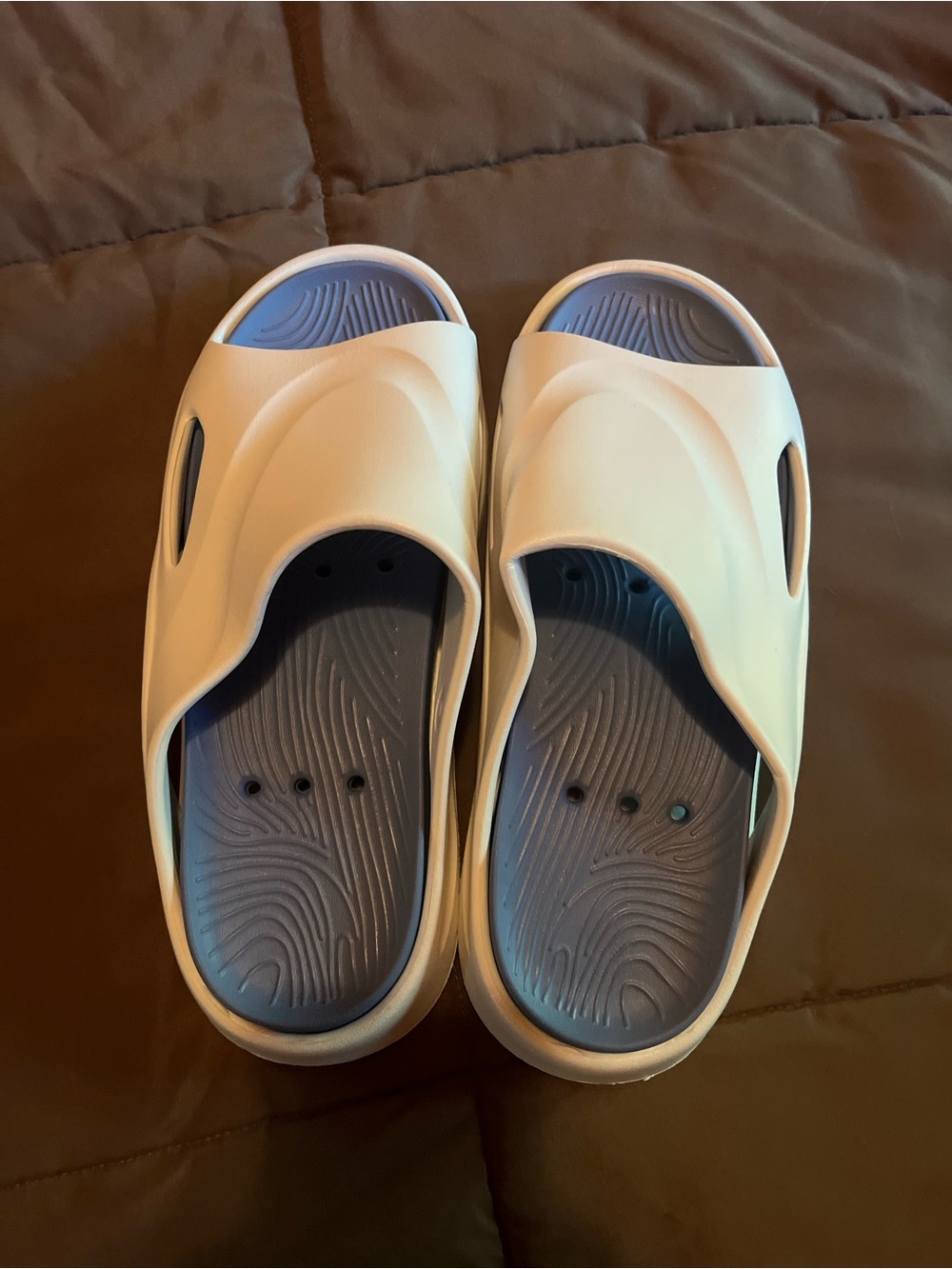 White Slides/Sandals